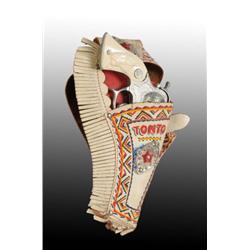 Western Tonto Toy Cap Gun & Holster Set.