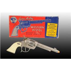 Gene Autry Western Diecast Toy Cap Gun.