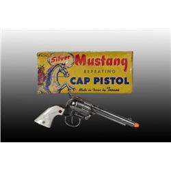 Silver Mustang Repeating Toy Cap Gun.