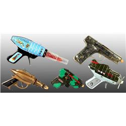 Lot of 5: Assorted Toy Guns.