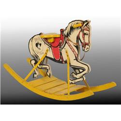 Tom Mix Western Rocking Horse Toy.
