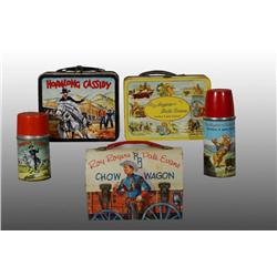 Lot of 3: Western Icon Lunch Boxes.