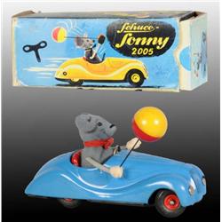 Tin Schuco Sonny Mouse in Automobile Toy.