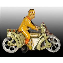 Tin Motorcycle Penny Toy.