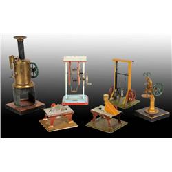 Lot of 6: Assorted Tin Toys.