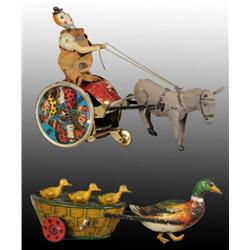 Lot of 2: Tin Lehmann Wind-Up Toys.