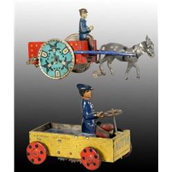 Lot of 2: Tin Lehmann Wind-Up Toys.