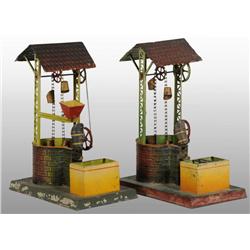 Lot of 2: Tin Steam Waterwheel Toys.