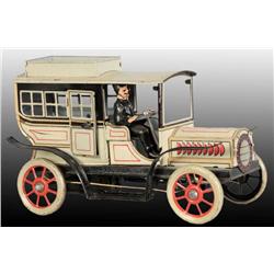 Tin Guntherman Car Wind-Up Toy.