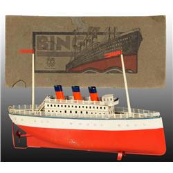 Tin Bing Ocean Liner Toy.
