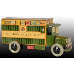 Chad Valley Co. Biscuit Tin Truck Wind-Up Toy.