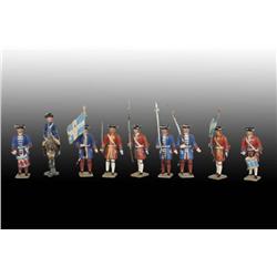 Lot of 25: Mignot Louis XIV Toy Soldiers.