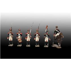 Lot of 21: Mignot Toy Infantry.