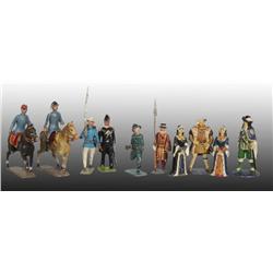 Lot of 56: French & English Toy Soldiers.