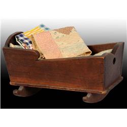 Doll Cradle with Accessories.