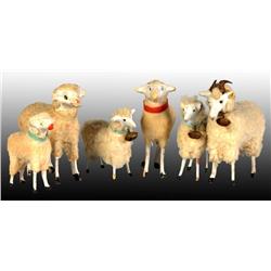 Lot of 6: Sheep Toys.