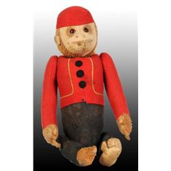 Straw-Stuffed Toy Yes/No Monkey.