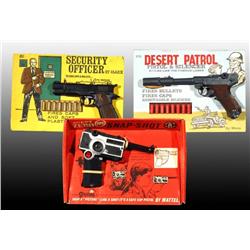 Lot of 3: Marx & Mattel Toy Guns.