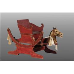 Child's Horse-Drawn Toy Rocker.