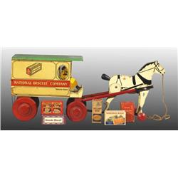 National Biscuit Company Horse-Drawn Wagon Toy.