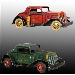 Lot of 2: Tin Marx Automobile Toys.