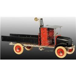 Pressed Steel White Dump Truck.