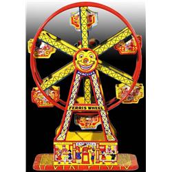 Lot of 2: Tin Chein Amusement Park Wind-Up Toys.