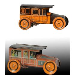 Lot of 2: Tin Chein Automobile Wind-Up Toys.