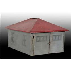 Pressed Steel Toy Garage.