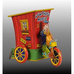 Tin Wyandotte Humphrey Mobile Wind-Up Toy in O/B