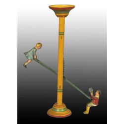 Tin Gibbs Sea-Saw Toy.