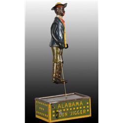 Tin Strauss Alabama Roof Dancer Wind-Up Toy.