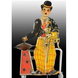 Tin Dissler Charlie Chaplin Cymbal Toy.