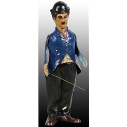 Tin Charlie Chaplin Walking Wind-Up Toy.