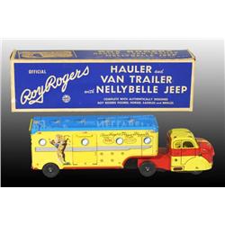 Marx Roy Rogers Van Trailer Toy in Orig Box