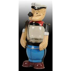 Linemar Battery-Operated Popeye Lantern in O/B