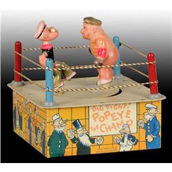 Tin & Celluloid Marx Popeye the Champ Wind-Up O/B