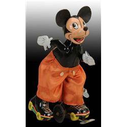 Linemar Disney Mickey Mouse Roller Skating in O/B