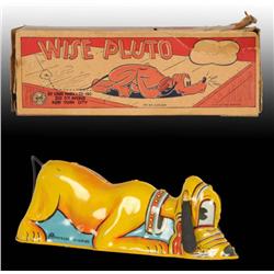 Marx Disney Wise Pluto Wind-Up Toy in Orig Box