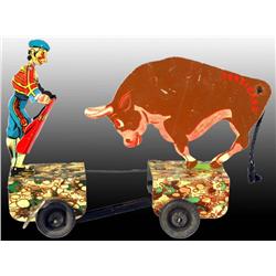 Marx Disney Ferdinand the Bull & Matador Toy.