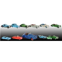 Lot of 12: Dinky & Schuco Car Toys.