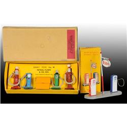 Lot of 2: Dinky Toys Die-Cast Gas Pump Sets in O/B