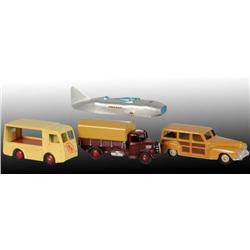 Lot of 4: Dinky Toys Die-Cast Vehicles.