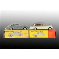 Lot of 2: Dinky Toys Die-Cast Rolls-Royce Cars OB
