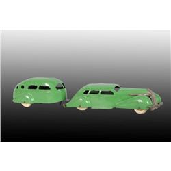 Pressed Steel Wyandotte LaSalle with Trailer.