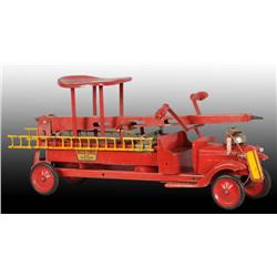 Pressed Steel Keystone Sit-N-Ride Water Tower Truc