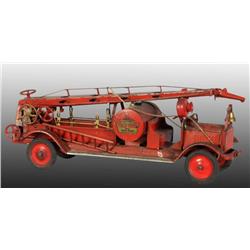 Pressed Steel Keystone Water Tower Fire Truck.