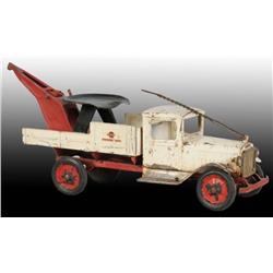 Pressed Steel Buddy L Sit-N-Ride Wrecker.
