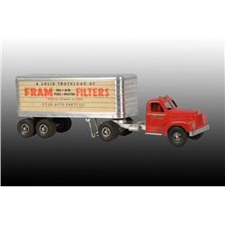 Pressed Steel Smith Miller Fram Oil Filters Truck.