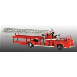 Lot of 3: Pressed Steel Fire Trucks.